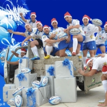 cartellone 50x24 NATALE azzurro